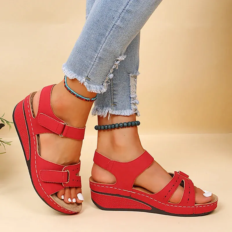 Summer Sandals Women Shoes Open Toe Women Shoe Beach Sandals Woman Wedge Walking Shoes Soft Female Footwear Sandal Women