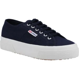 Superga 2740 Platform Cotton Women's Navy Trainers