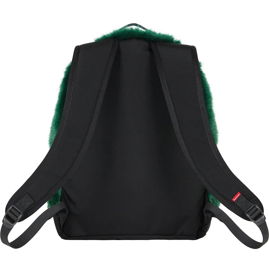 Supreme x The North Face (TNF) Faux Fur Backpack Green