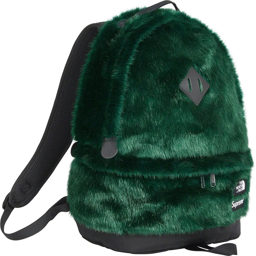 Supreme x The North Face (TNF) Faux Fur Backpack Green