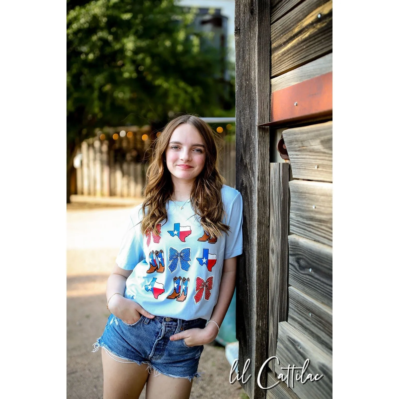 Texas, Ribbons & Boots - Texas Tee