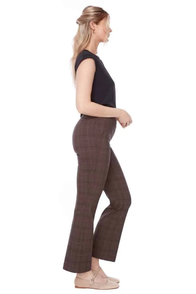 Up! Slim Boot Leg Pant | Vinless Plaid