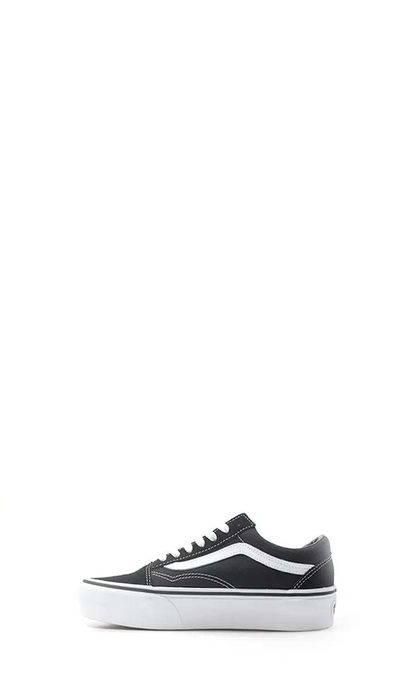 VANS Sneaker trendy  donna nera in pelle/tessuto