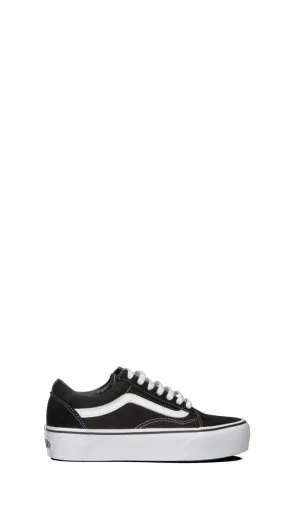 VANS Sneaker trendy  donna nera in pelle/tessuto