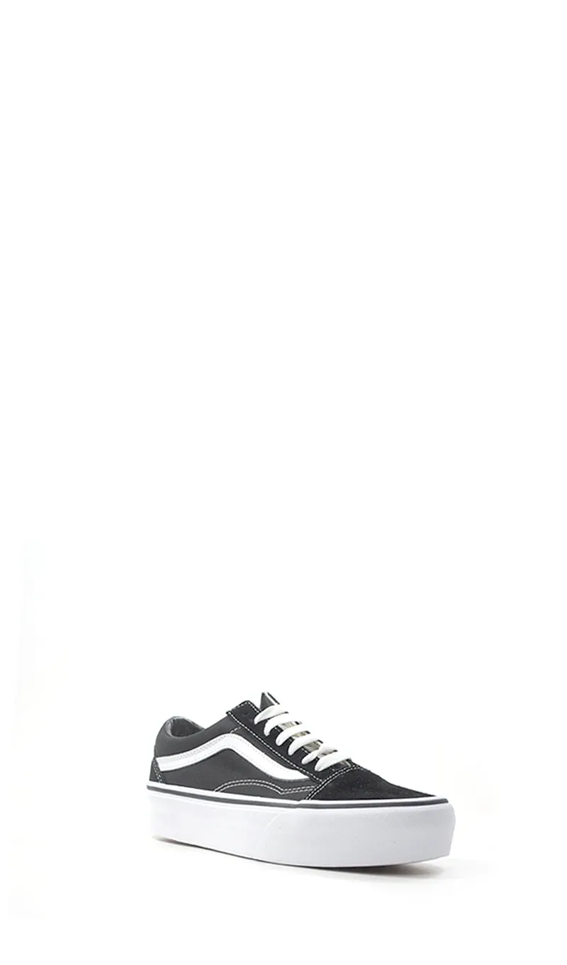 VANS Sneaker trendy  donna nera in pelle/tessuto