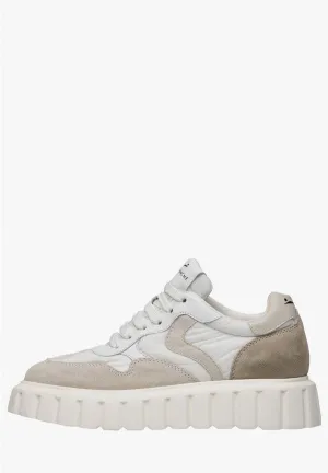 Voile Blanche - Grenelle Sneaker in Off White/Sand