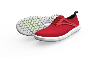 Wide Urban Flex Sneakers - Red