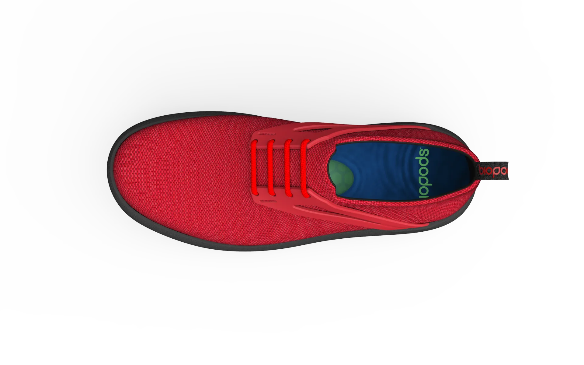 Wide Urban Flex Sneakers - Red