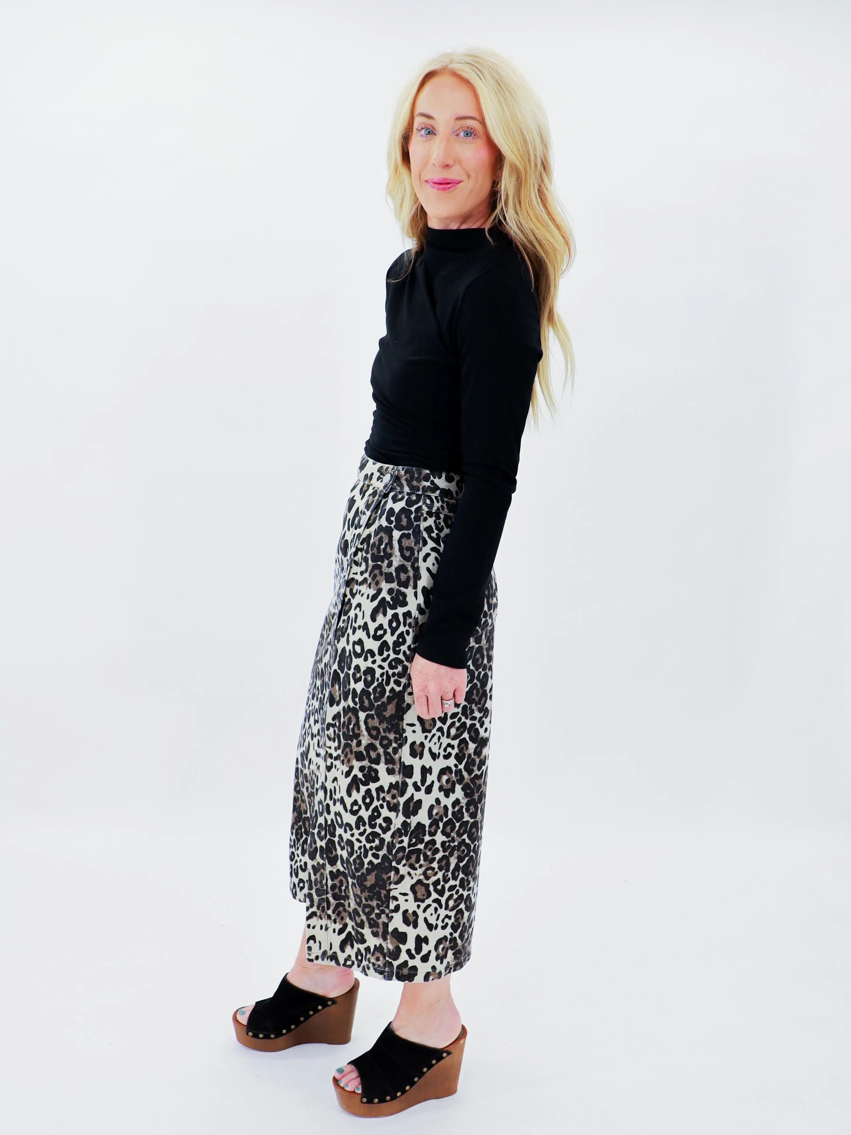 Wild Thing In Leopard Skirt