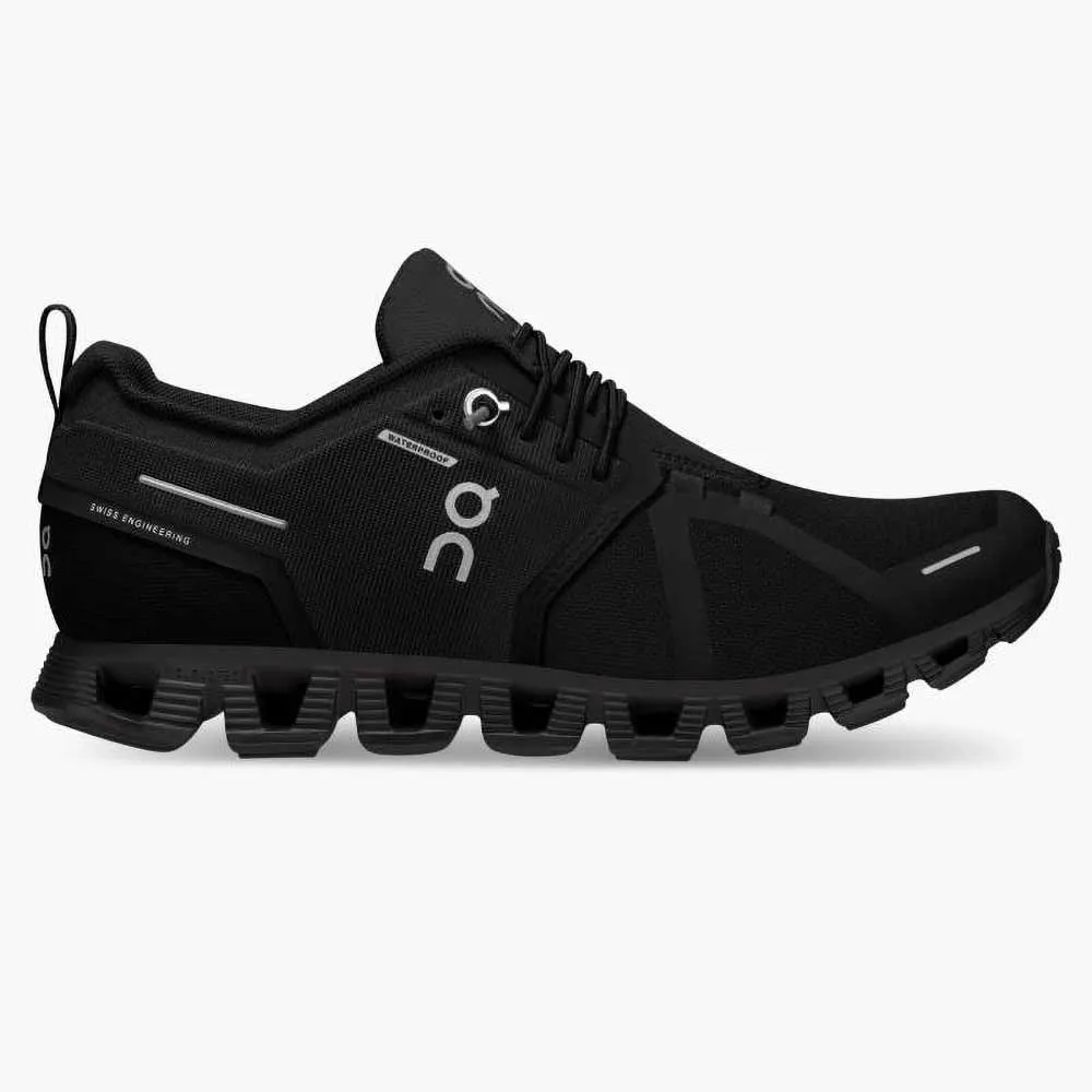 Women's Cloud 5 Waterproof - All Black- Regular (B)