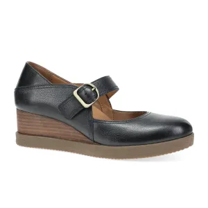 Women's Dansko Sandy Mary Jane Color: Black Waterproof Milled