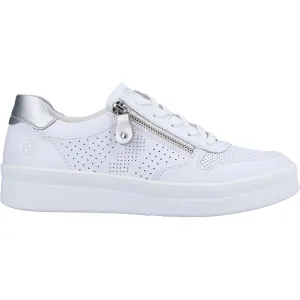 Women's Remonte D0J02-80 Kendra 02 White/Silver Leather