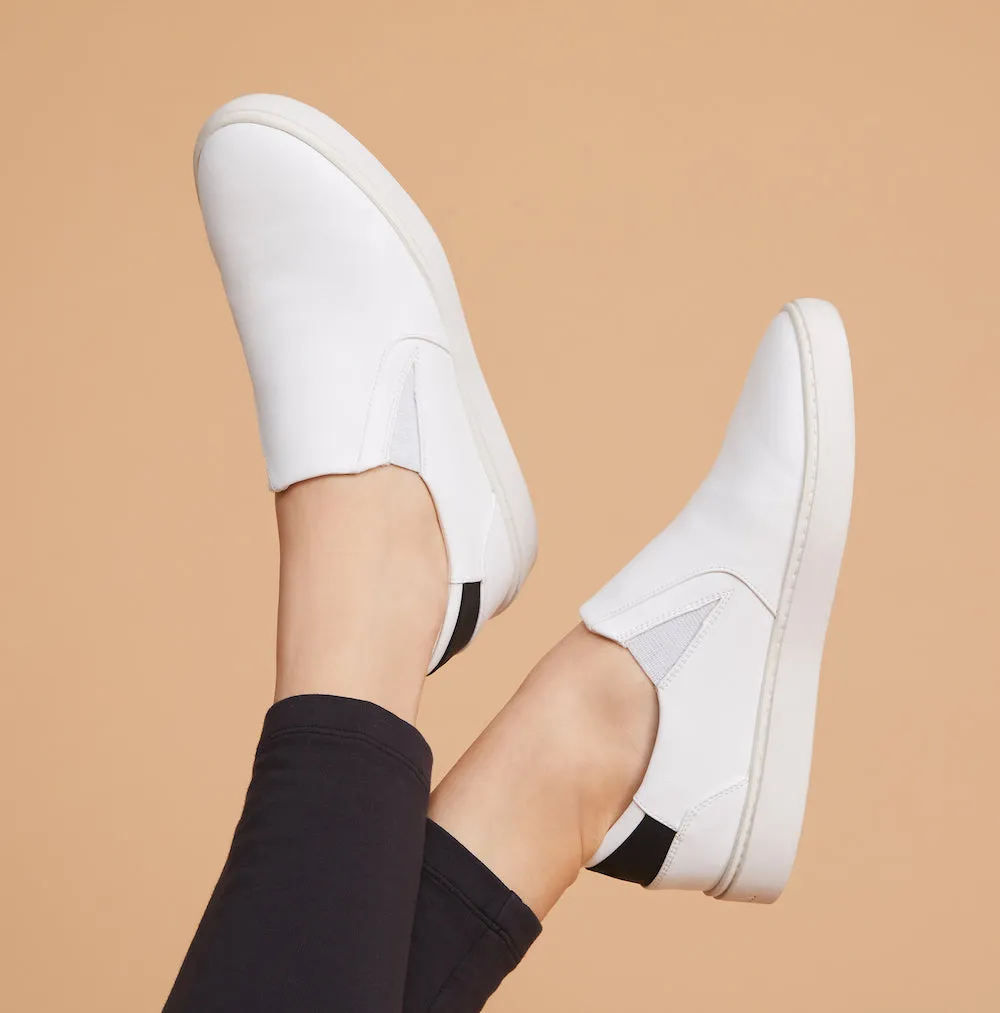 Women's Slip On | White-Green