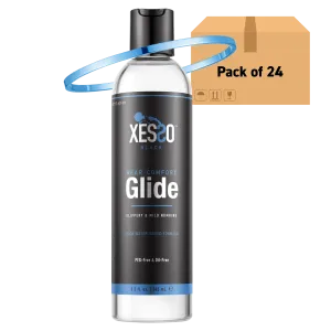 XESSO Rear Comfort Lube w/ 4% Lidocaine, 8.3 fl. oz., Pack of 24, Totaling 199.2 fl. oz. / 1.56 gallons, Case-pack