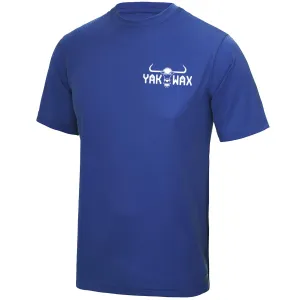 Yakwax Youth Kids OG Logo Sports Cool T-Shirt - Blue