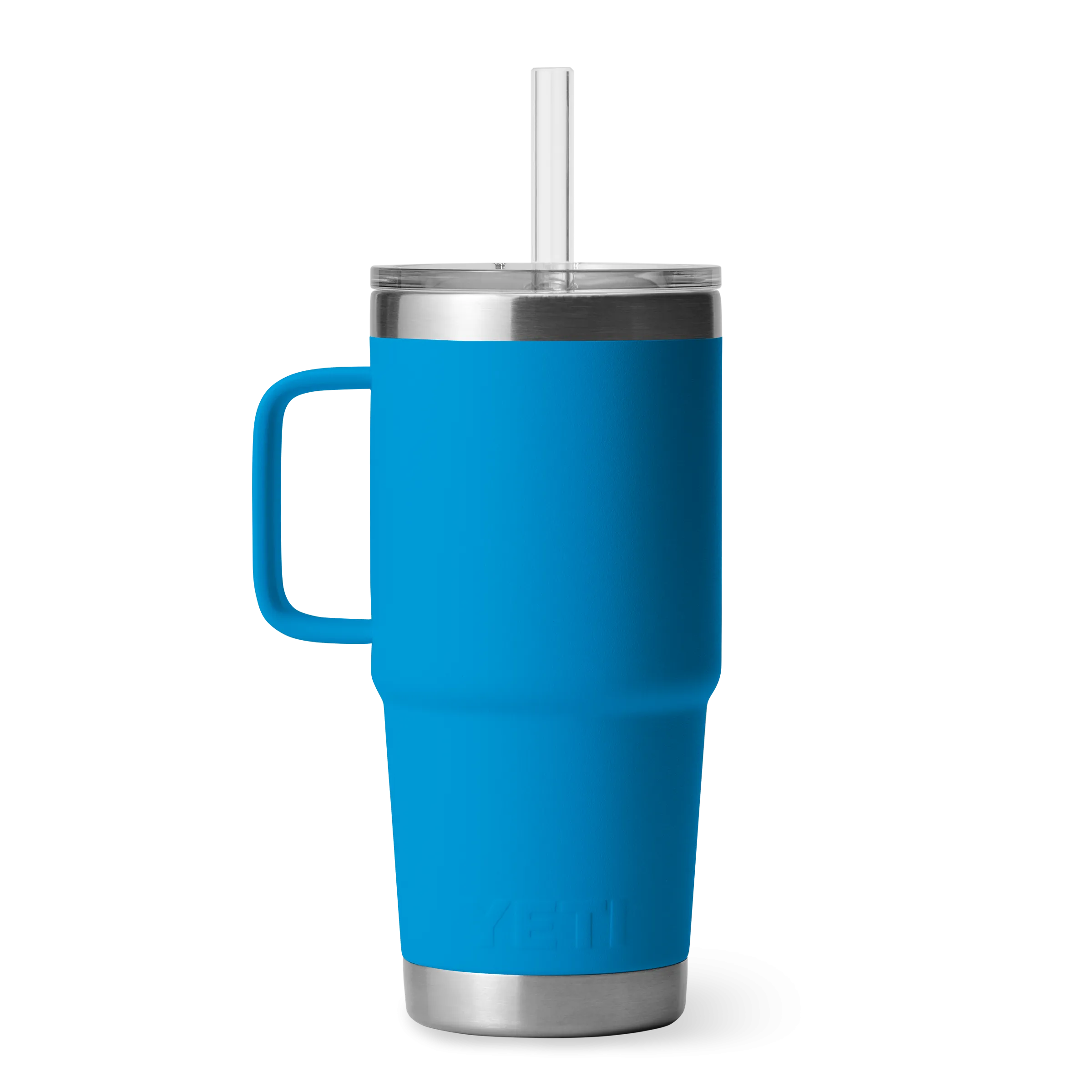 Yeti Rambler 25oz Mug With Straw Lid - Big Wave Blue